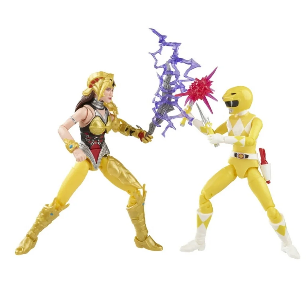 Power Rangers Lightning Collection Mighty Morphin Yellow Ranger vs Scorpina Set - Picture 7 of 9